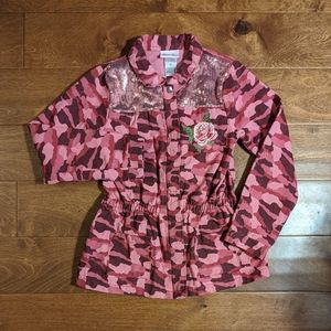 Pink Camo Jacket with Sequins